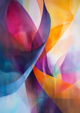 Abstract Colorful Smooth Shapes