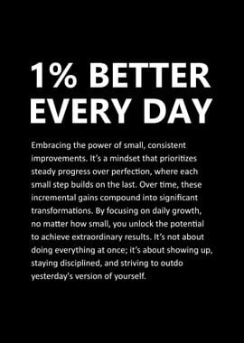 1% Better Every Day