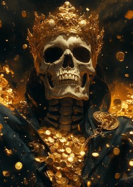 Skeleton King of Gold