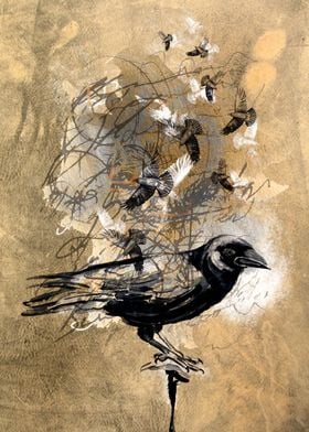crow&#39;s soul illustration