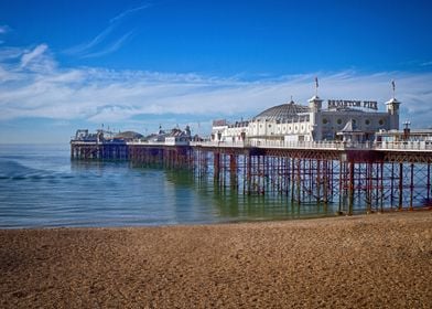 Brighton Pier, England originates from 1823 when it was ... 