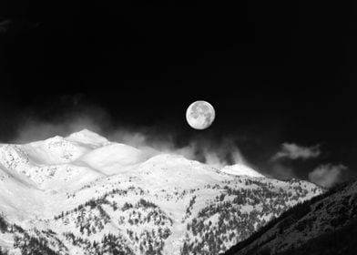 Full Moon over the Alps - ©Silvia Ganora - Do not copy  ... 
