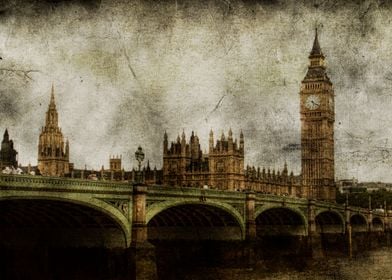 Big Ben, London. I visited this landmark on a dark and ... 