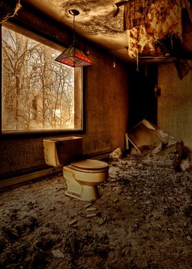 A seat with a View. Abandoned Resort in Rural Pennsylva ... 