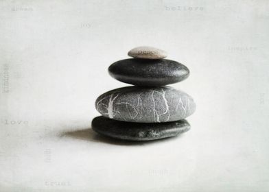 stacked balancing rocks