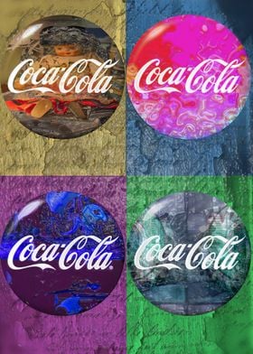 "Soda Pop Art" in the style of Andy Warhol!