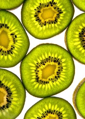 Kiwi Fruit close up shot, vitamin city!