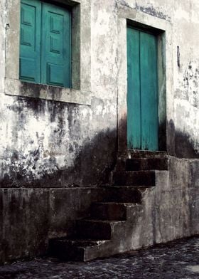 steps. top of the hill on the tropical island of Cairu, ... 