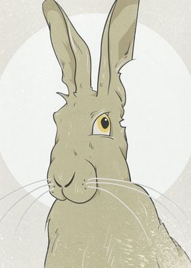 Part of an ongoing series of illustrations of hares on  ... 