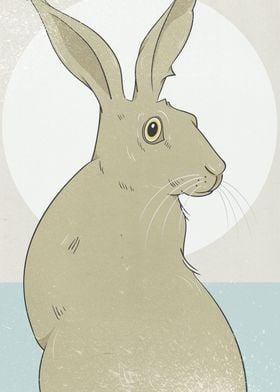 Part of an ongoing series of illustrations of hares on  ... 