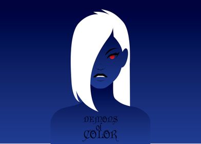 Demons of color: Blue The demon keeps the sky and the ... 