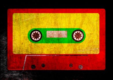 Grunge Reggae Cassette Tape - Grunge textures to enhanc ... 