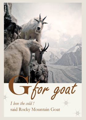 G for Goat, image by ZenaZero 2014