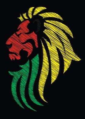 Tiger Reggae Music Flag Colors - I hope you like it! =) ... 