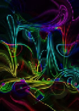 colored abstract lines