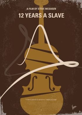 No268 My 12 years a slave minimal movie poster In the ... 