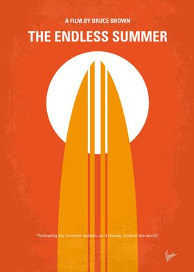 No274 My The Endless Summer minimal movie poster The c ... 
