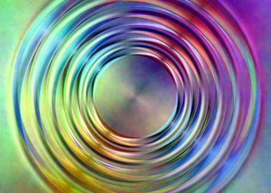 sensual and colorful circles