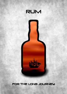 Rum, For The Long Journey (detailed white)