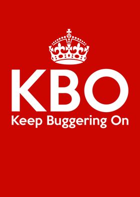 KBO - Keep Buggering On