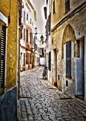 Cobblestone Street Menorca