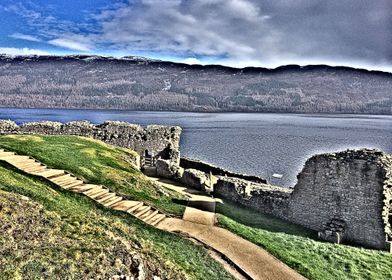A path with a view of Lochness