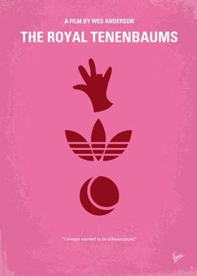 No320 My The Royal Tenenbaums minimal movie poster An ... 