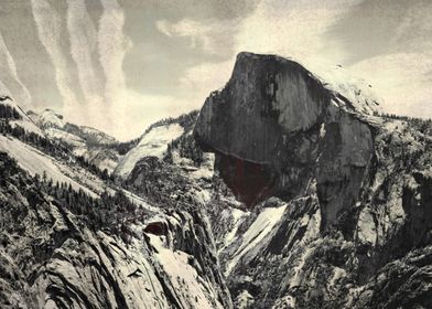"Half Dome" — Shot while hiking up Yosemite Falls. Phot ... 