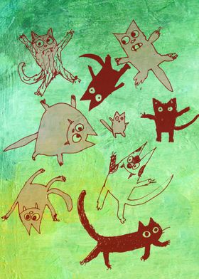 Levitating Kitties