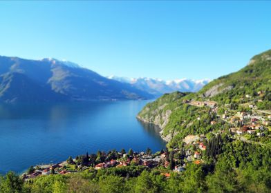 Lake Como View From Varenna