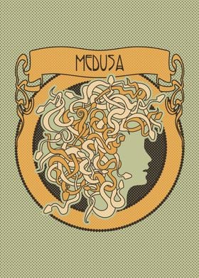 Medusa silhouette (light)