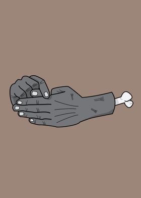 zombie hand trick