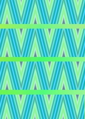 simple zigzag pattern in fresh colors