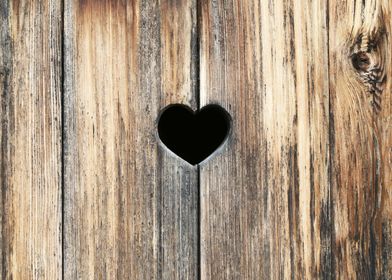 Heart in Wood