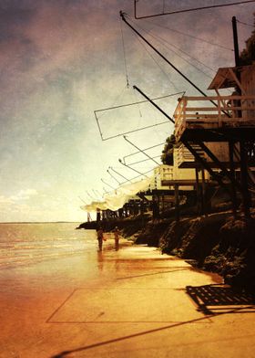 houses on the beach