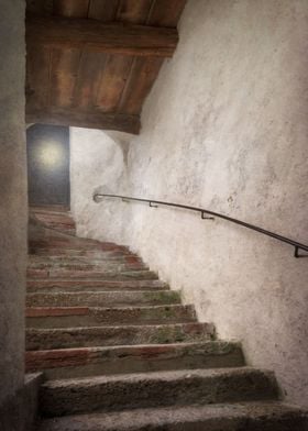 Orb at the Top of the Stairs