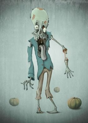 Zombie - Halloween creature series