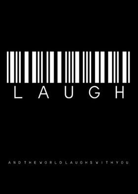 laugh and the world - barcode