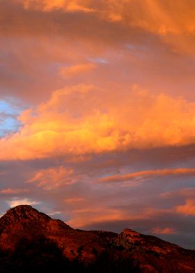 Storm Cloud Sunset in Tucson