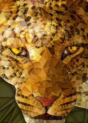 abstract leopard