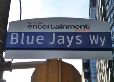 Toronto's Blue Jay Way street sign
