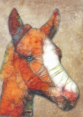 abstract foal