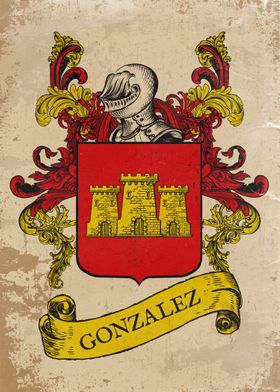 Gonzalez Coat of Arms (Spain)
