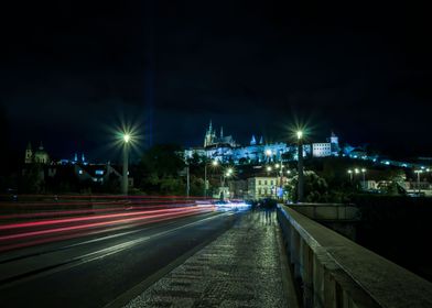 Prague Castle during the Signal Festival of Light