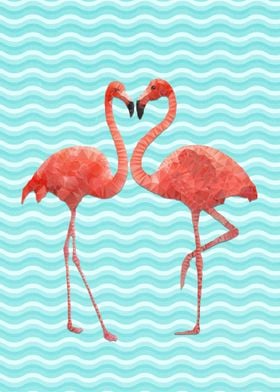 flamingo love