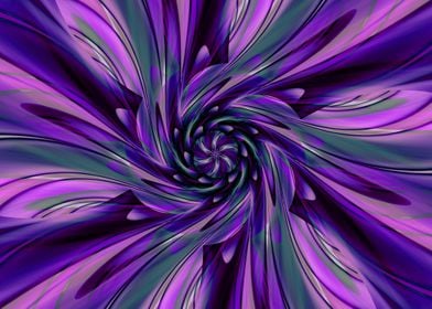 abstract digital Flower