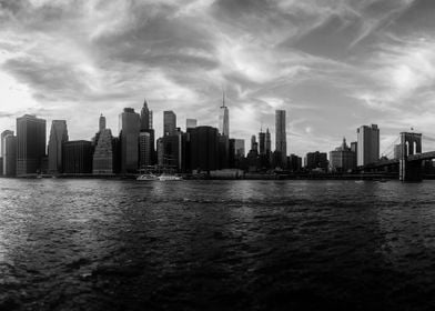 New York Skyline Financial District