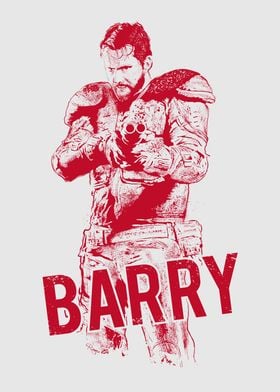 Barry in red . From Wyrmwood - An Aussie Independant Zo ... 