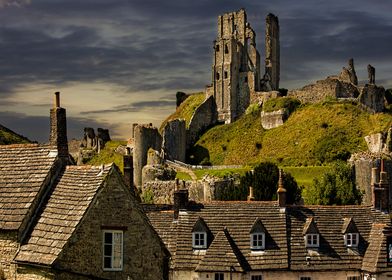 The Rooftops Of Corfe
