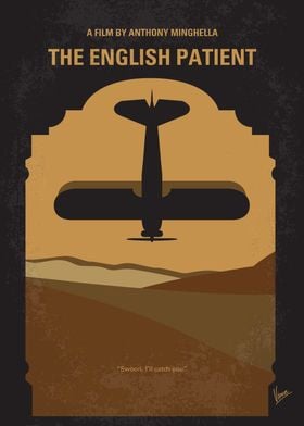 No361 My The English Patient minimal movie poster At t ... 
